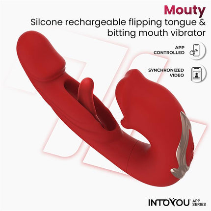 Mouty Vibe with Biting and Flipping with App