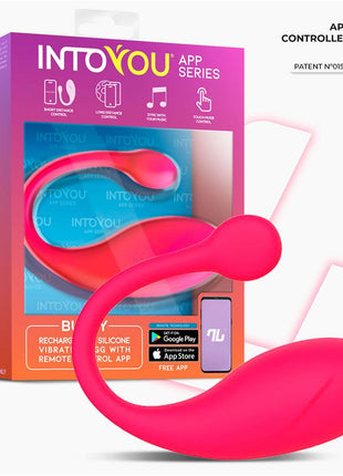 Bulby Vibrating Egg with App Dark Pink