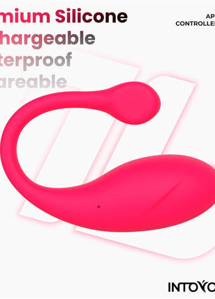Bulby Vibrating Egg with App Dark Pink