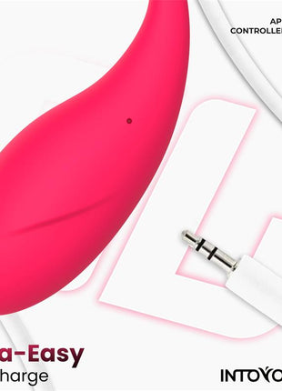 Bulby Vibrating Egg with App Dark Pink