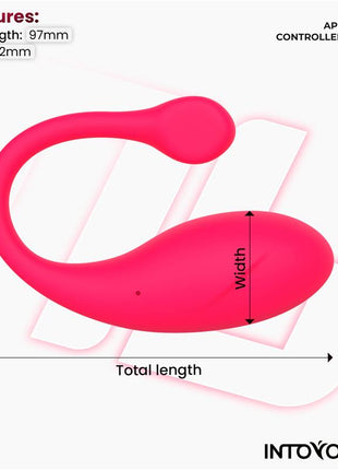 Bulby Vibrating Egg with App Dark Pink