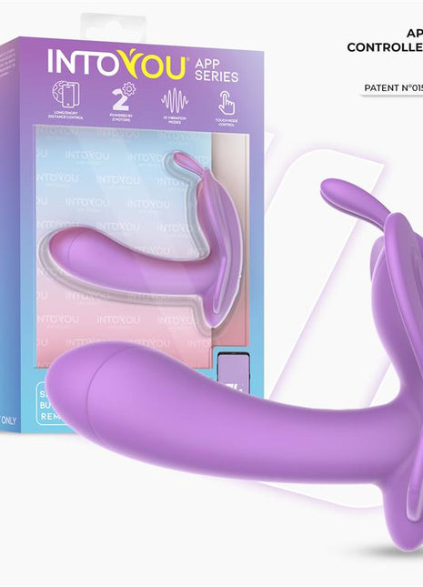Wingy Butterfly Vibrator with App Lavender