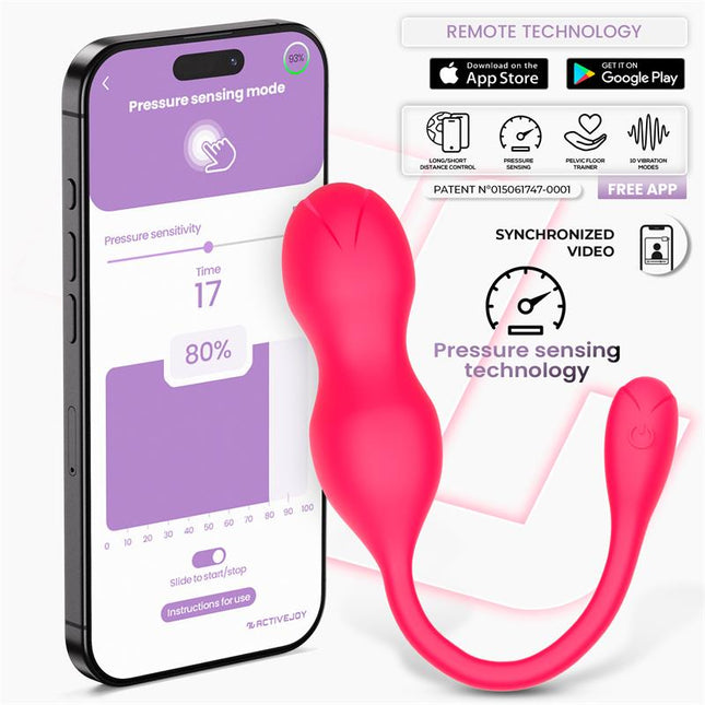 Pelvic Floor Trainer with App and Pressure Sensing Kyra