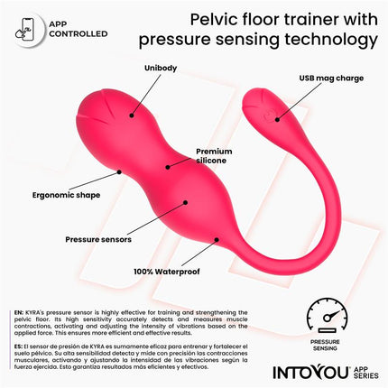 Pelvic Floor Trainer with App and Pressure Sensing Kyra