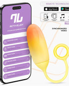 Vibrating Egg Double Layer Silicone with APP Yellow/Orange