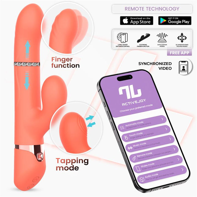 Mindy Vibe with Up and Down Beads Ring Finger and Pulsation with APP