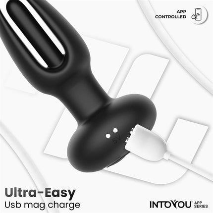 Zack Anal Plug with Flipping Tongue and Vibration with App