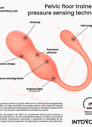 Kyra Pelvic Floor Trainer with Pressure Sensing and App