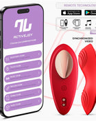 Panty Vibrator with App Silicone Red