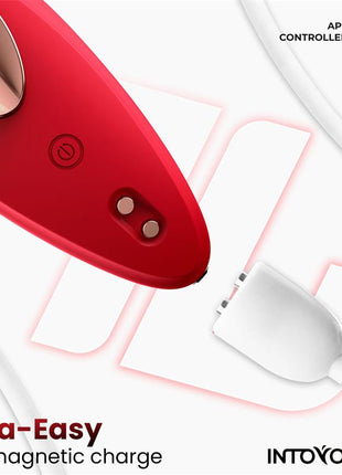Panty Vibrator with App Silicone Red