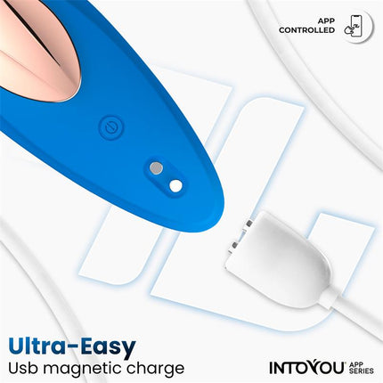 Panty Vibrator with App Silicone Blue