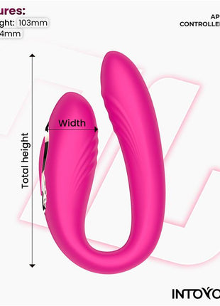 Couty Couples Toy 360º Oscilation with APP