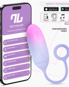 Vibrating Egg Double Layer Silicone with APP Pink/Blue
