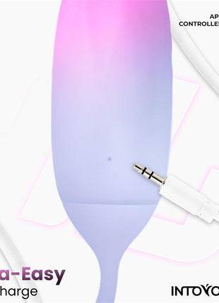 Vibrating Egg Double Layer Silicone with APP Pink/Blue