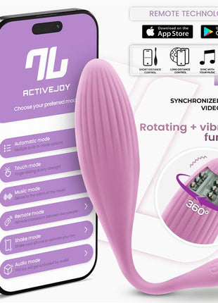 Vibrating Egg with Rotating Beads and APP USB