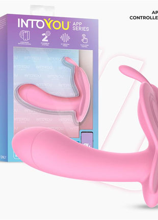Wingy Butterfly Vibrator with App Pink