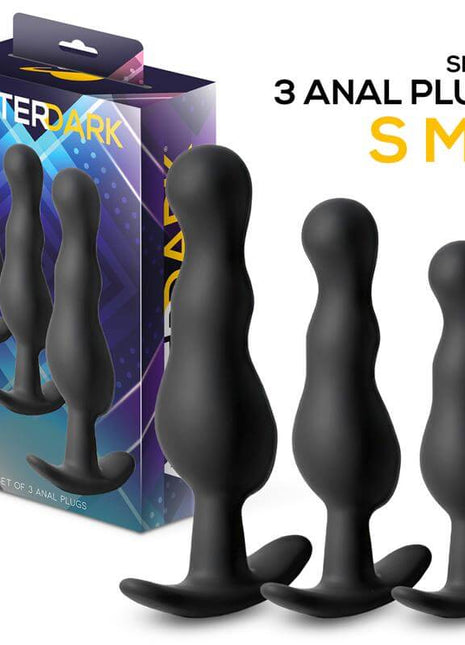 Camber Set of 3 Anal Plugs