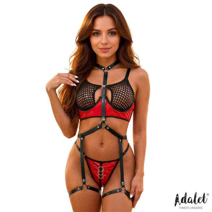 Greta Vegan Leather Body Harness One Size