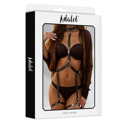 Greta Vegan Leather Body Harness One Size