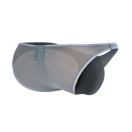 C4MSPXBUL01 Low Rise Bulge Brief Mesh Grey