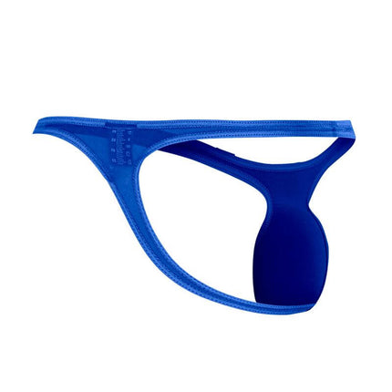 C4MSPXBUL03 Micro Thong Bulge Mesh Electric Blue
