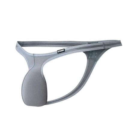 C4MSPXBUL03 Micro Thong Bulge Mesh Grey