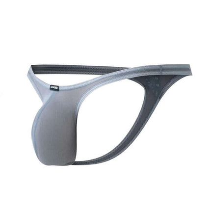 C4MSPXBUL04 Thong Bulge Plus Mesh Grey