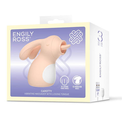 Carotty Massager with Vibration and Licking Tongue