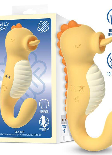 Seaboo Massager with Vibration and Licking Tongue