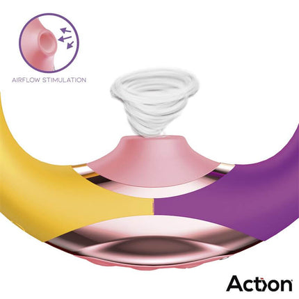 Two Lovers 3 in 1 Finger and Airflow Vibrator