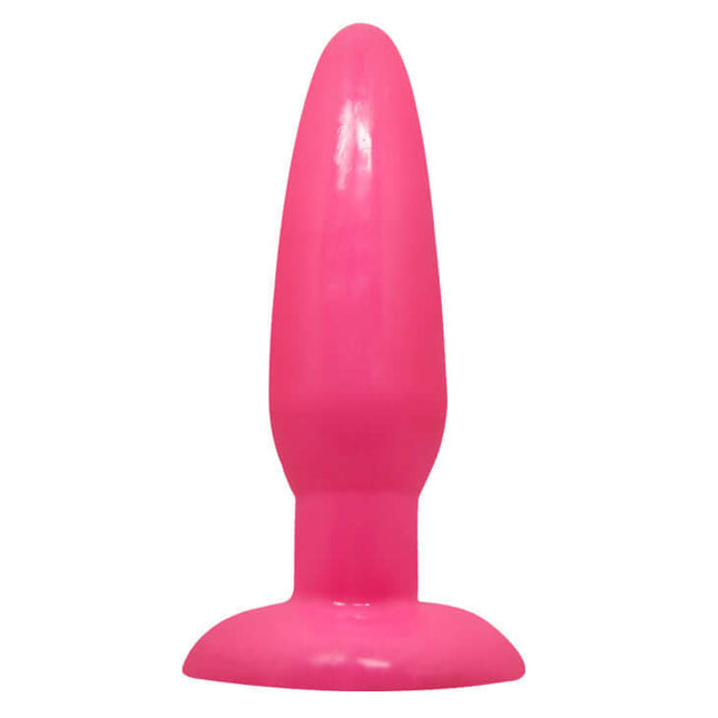 Purple butt plug featured, designed for comfort and stimulation, perfect for discreet exploration.