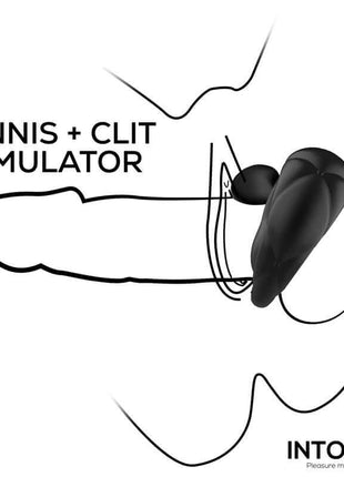 Torus Vibrating Ring with Clitoral Ball and Remote Control USB