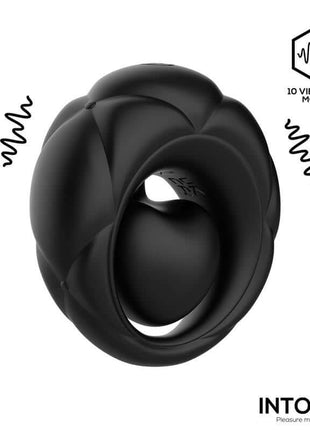 Torus Vibrating Ring with Clitoral Ball and Remote Control USB
