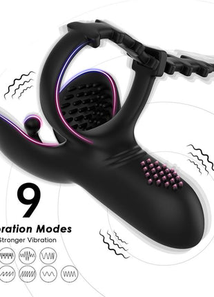 Ball Pack and Penis Vibrating Ring Adjustable