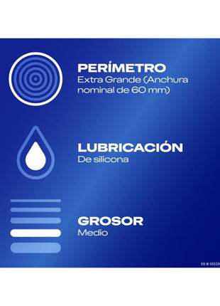Natural XL Condoms 12 units