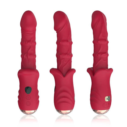 Vibrator with Heating and Vertical Movement