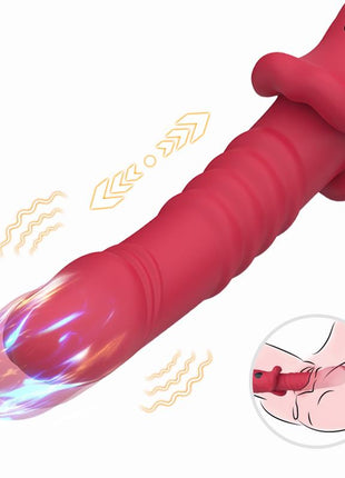 Vibrator with Thrusting G spot and Digital Screen