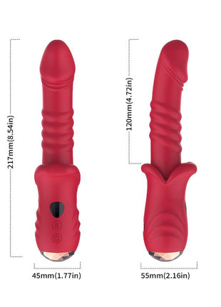 Vibrator with Thrusting G spot and Digital Screen