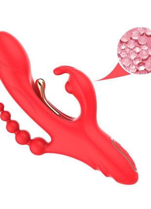 Tickler Rabbit Vibrator with Anal Beads