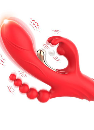 Tickler Rabbit Vibrator with Anal Beads