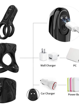 Set with Penis Ring and Male Masturbator