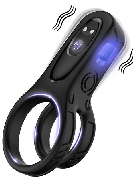 Mecha style Vibrating Penis Ring