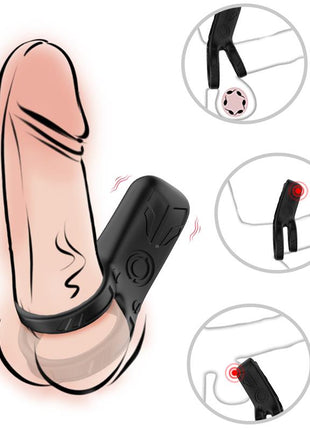 Mecha style Vibrating Penis Ring