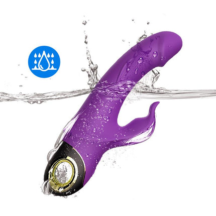 360º Rotation Rabbit Vibrator Purple