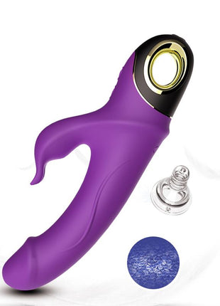 360º Rotation Rabbit Vibrator Purple