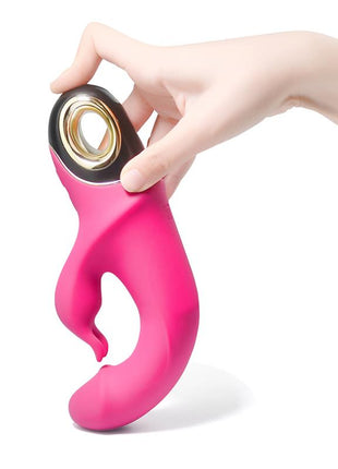 360º Rotation Rabbit vibrator Pink