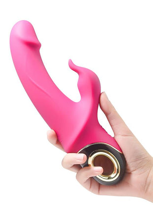 360º Rotation Rabbit vibrator Pink