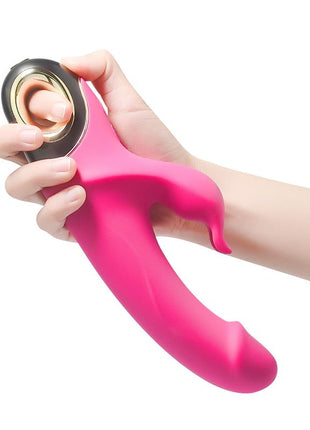 360º Rotation Rabbit vibrator Pink