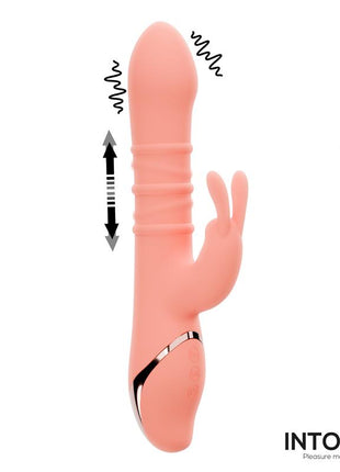 Rivor Vibrator with U and Down Sliding Rings