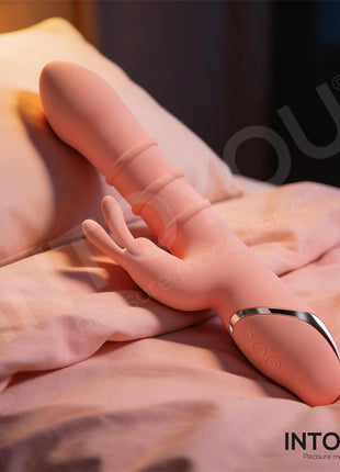 Rivor Vibrator with U and Down Sliding Rings